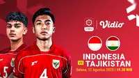 Link Live Streaming Piala Kemerdekaan 2025: Timnas Indonesia U-17 Vs Tajikistan U-17